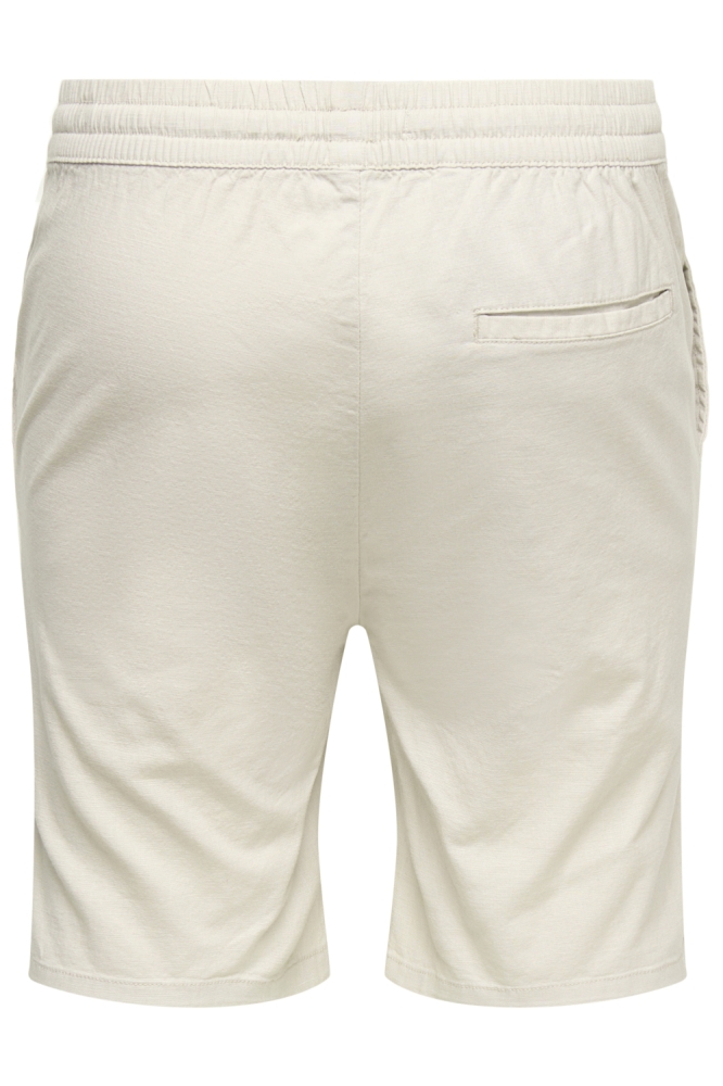Only & Sons beige heren korte broek | 
