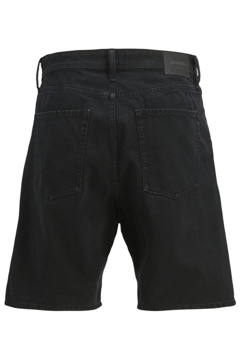 JJ Rebel zwarte heren korte broek | Achteraanzicht