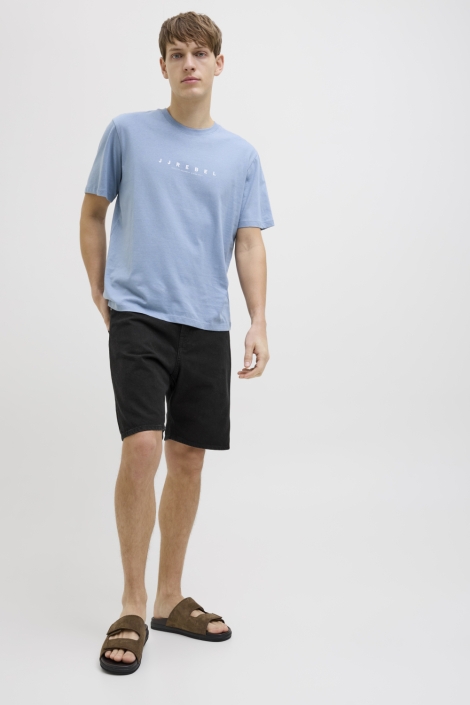 JJ Rebel zwarte heren korte broek | Model