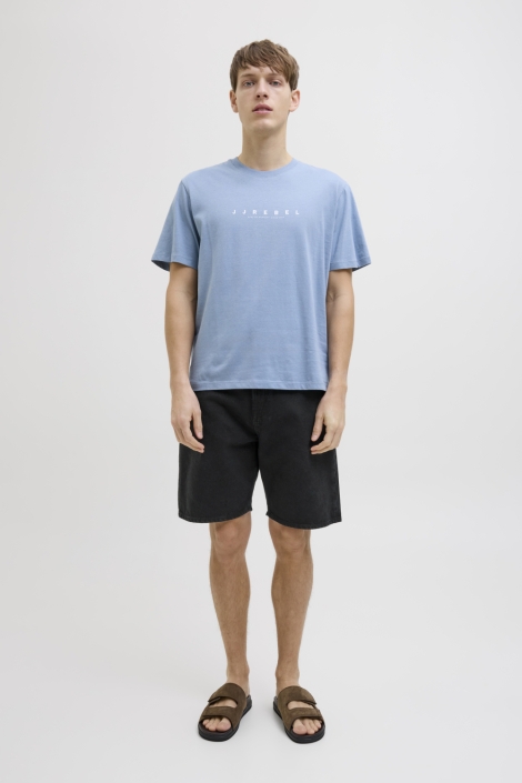 JJ Rebel zwarte heren korte broek | Model