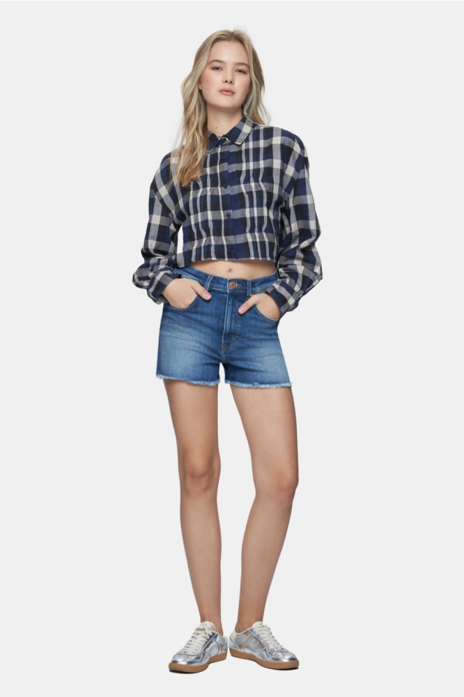 LTB blauwe dames korte broek | Model