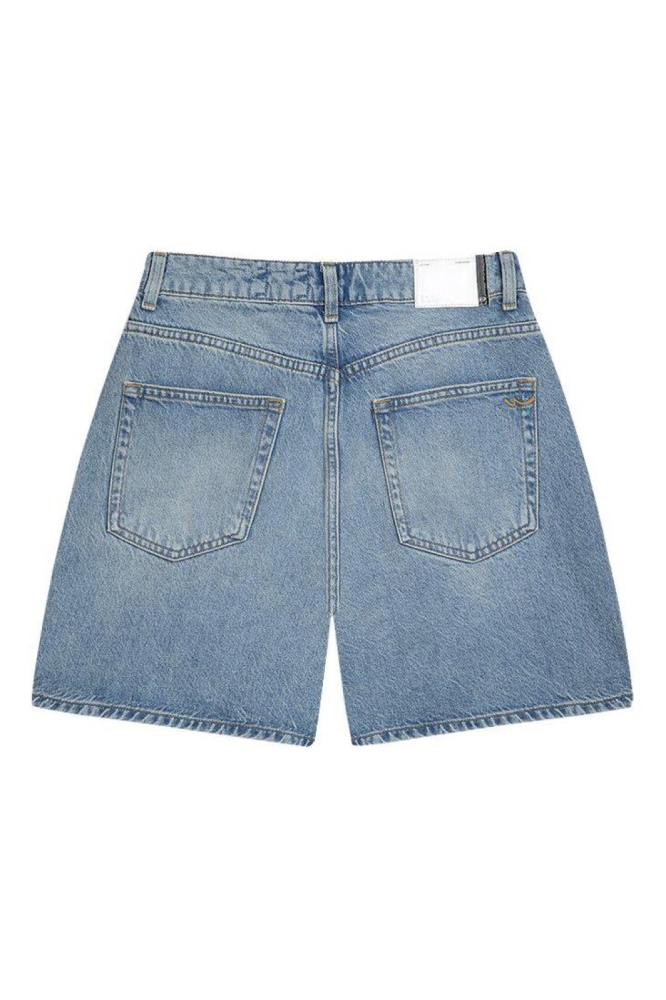 LTB blauwe dames korte broek | Achteraanzicht