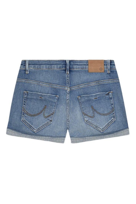 LTB blauwe dames korte broek | Achteraanzicht