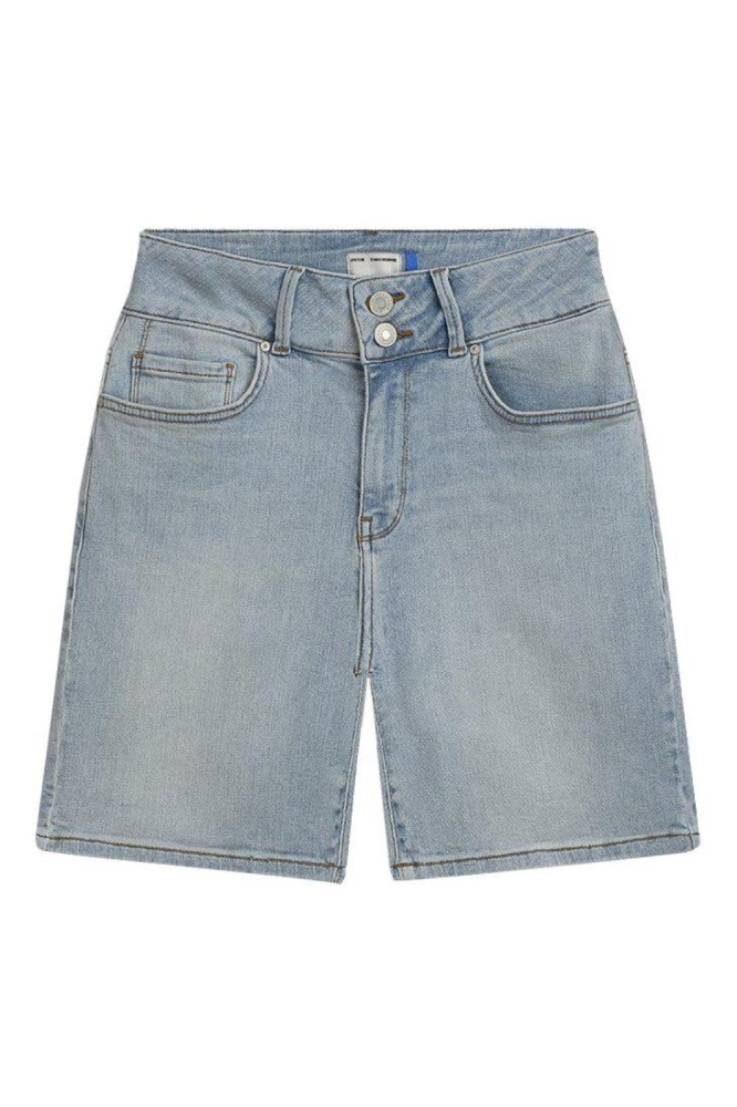 LTB blauwe dames korte broek | Vooraanzicht