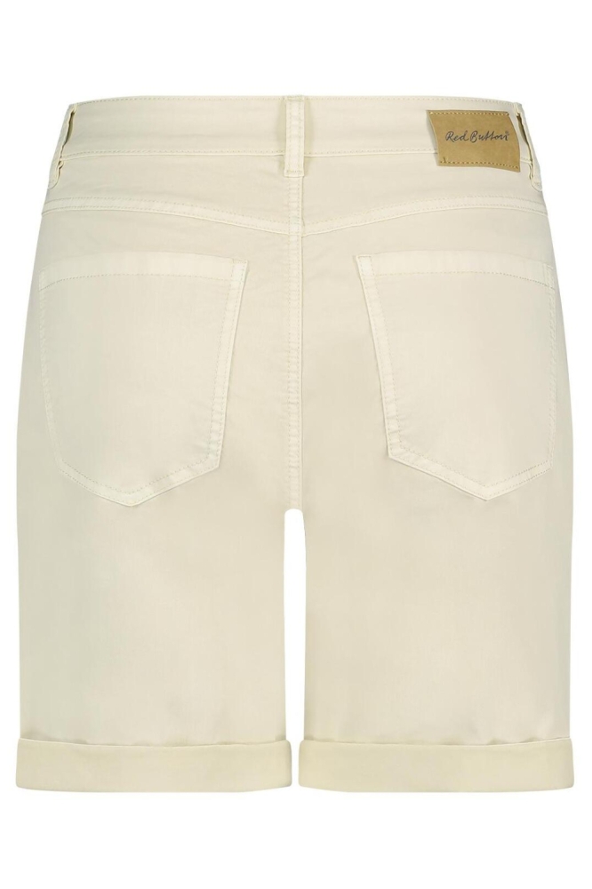 Red Button beige dames korte broek | Achteraanzicht