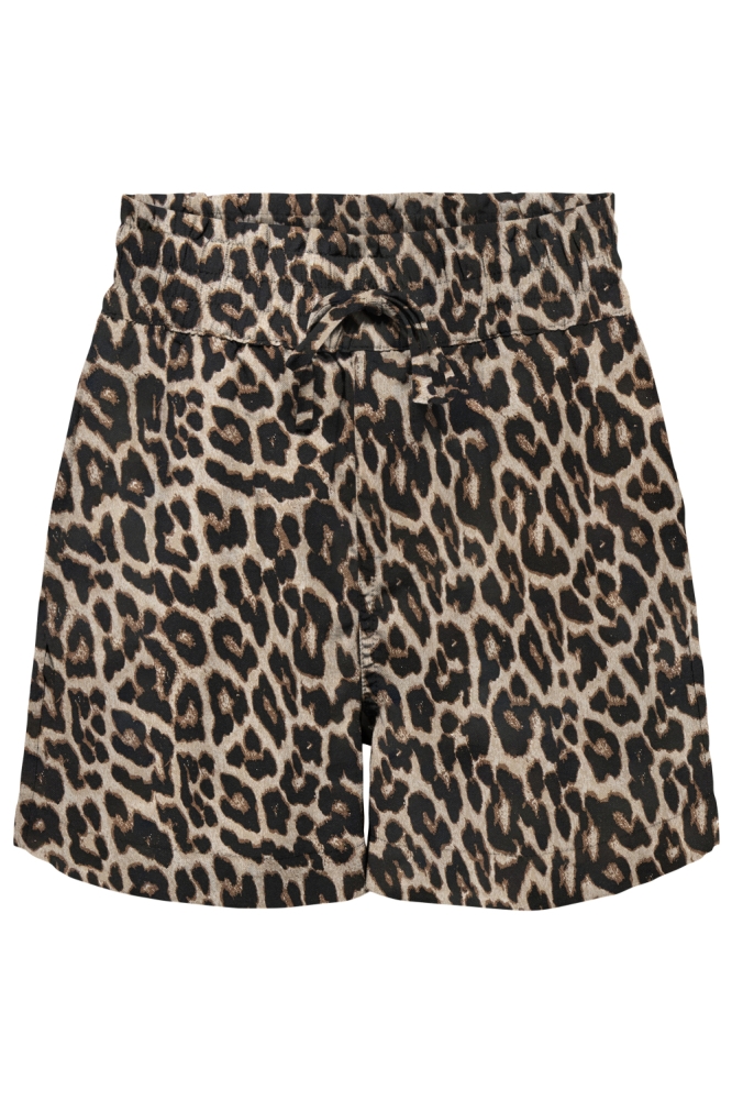 Only beige dames korte broek | Vooraanzicht