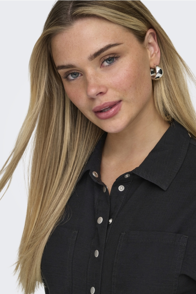 Only zwarte dames jumpsuit | Close up