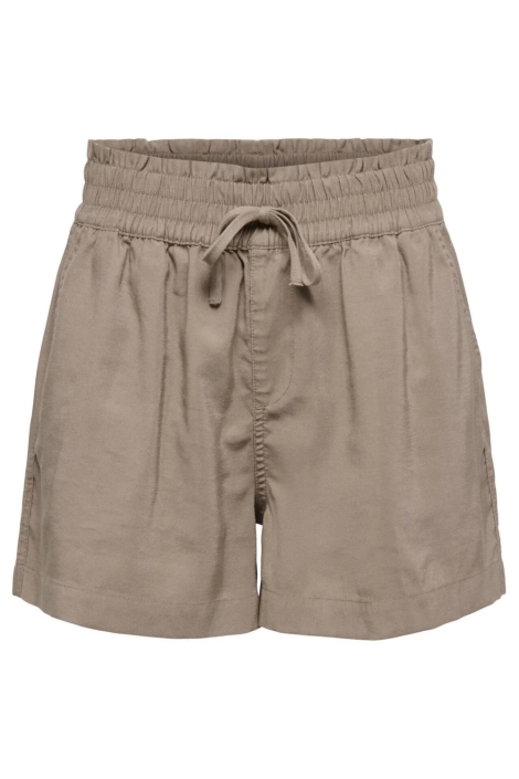 Only taupe dames korte broek | Vooraanzicht