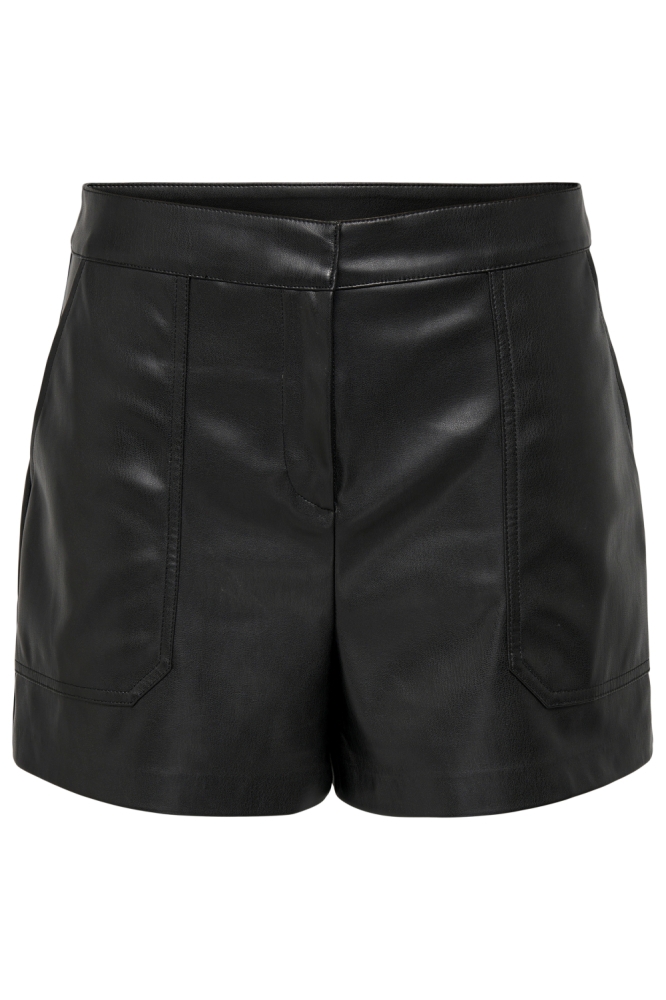 Only zwarte dames korte broek | Vooraanzicht