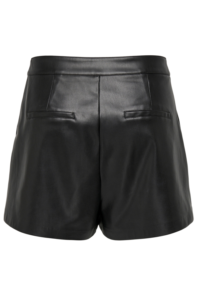 Only zwarte dames korte broek | Achteraanzicht