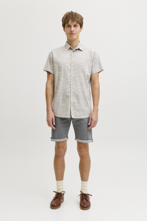 JJ Rebel grijze heren korte broek | Model