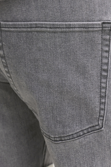 JJ Rebel grijze heren korte broek | Close up