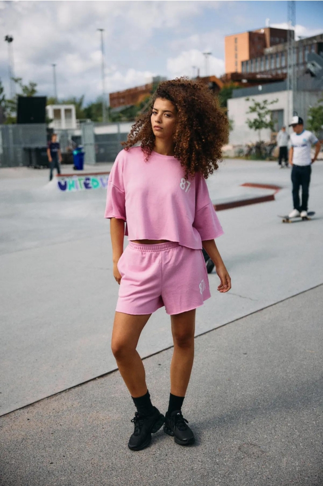 Noisy may roze dames korte broek | Model