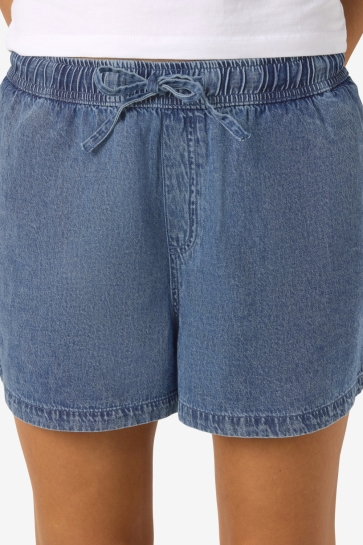 Noisy may Broek NMENZA MW REG ELAS SHORTS MG004MB N 27036526 MEDIUM BLUE DENIM