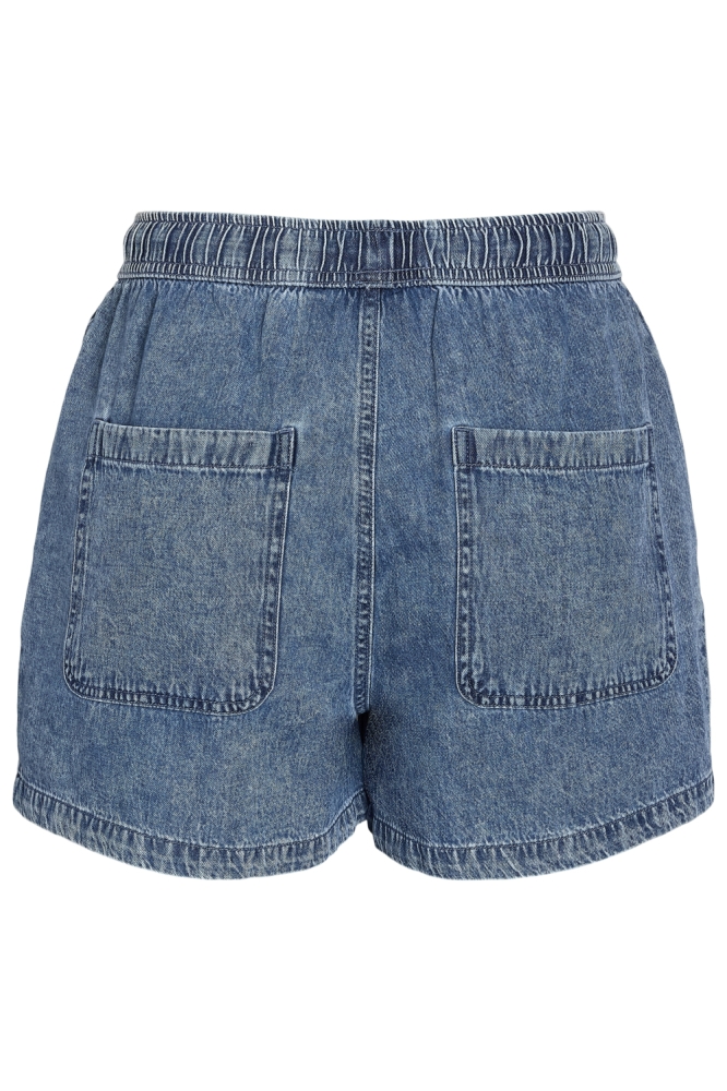 Noisy may blauwe dames korte broek | Achteraanzicht