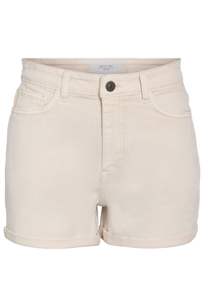 Noisy may beige dames korte broek | Vooraanzicht
