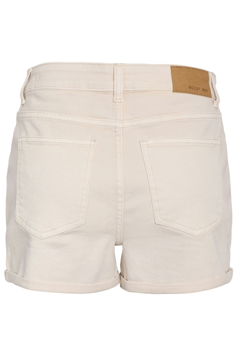 Noisy may beige dames korte broek | Achteraanzicht