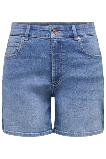 Only Korte broek ONLCARRIE HW DNM SHORTS PIM OT 15370684 LIGHT BLUE DENIM