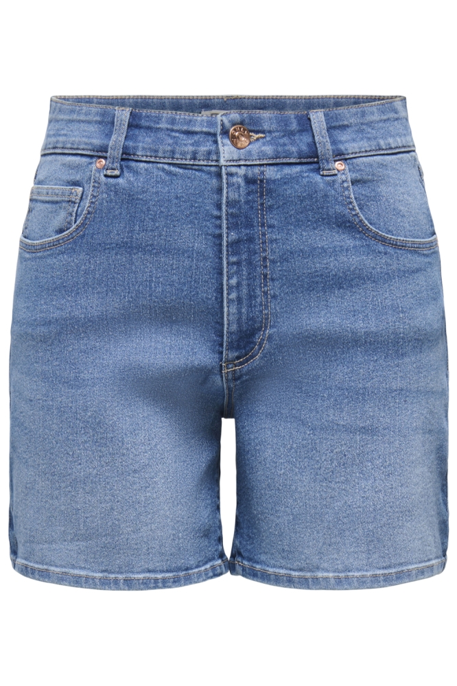 Only blauwe dames korte broek | Vooraanzicht