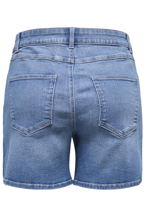 Only blauwe dames korte broek | Achteraanzicht