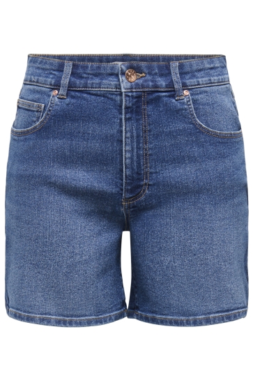 Only onlcarrie hw dnm shorts pim ot Blauw