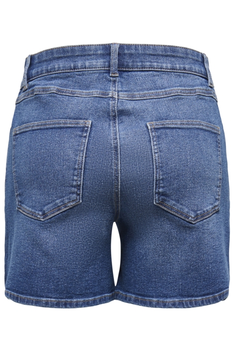 Only blauwe dames korte broek | Achteraanzicht