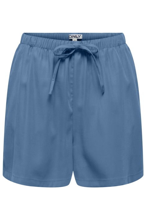 Only blauwe dames korte broek | Vooraanzicht