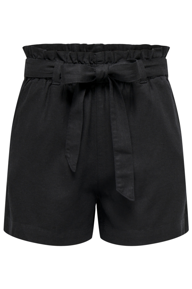 Jacqueline de Yong zwarte dames korte broek | Vooraanzicht