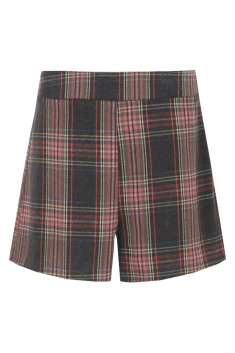 Fluresk grijze dames korte broek | Vooraanzicht