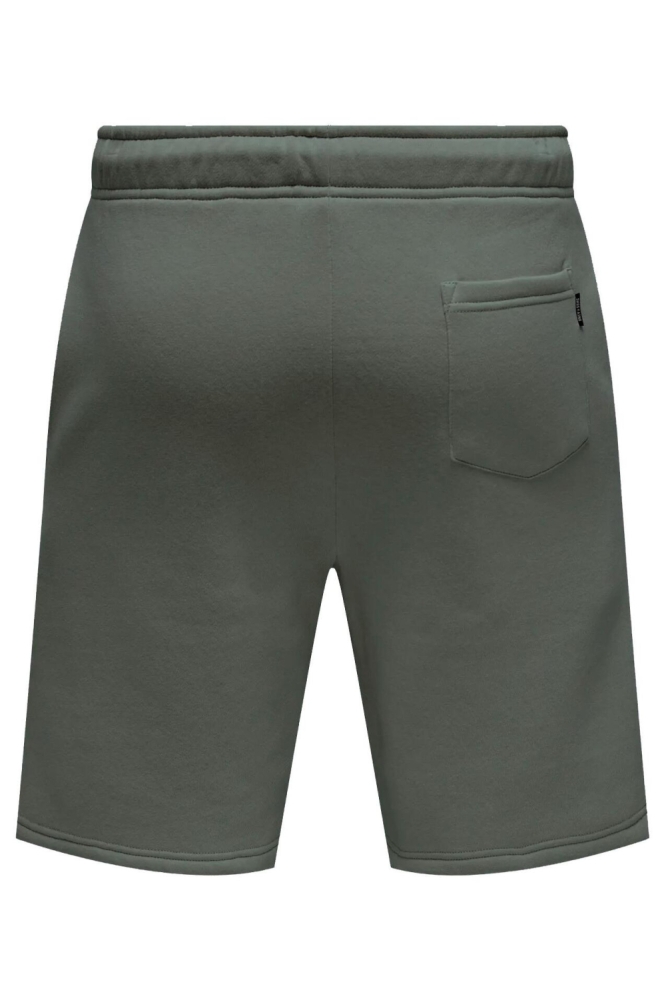 Only & Sons groene heren korte broek | Achteraanzicht
