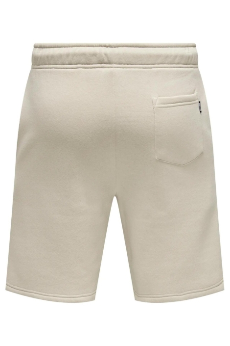 Only & Sons beige heren korte broek | Achteraanzicht