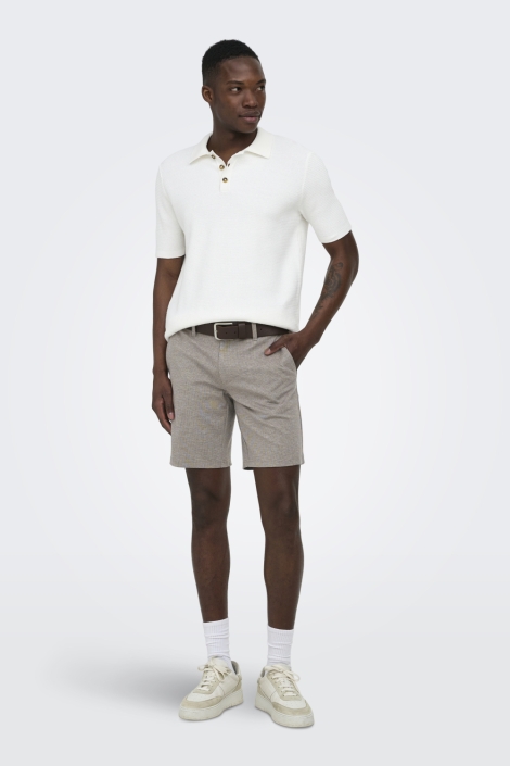 Only & Sons grijze heren korte broek | Model