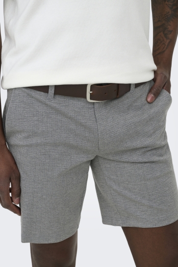 Only & Sons Broek ONSMARK SLIM CHECK 020960 SHORTS 22037307 SEDONA SAGE
