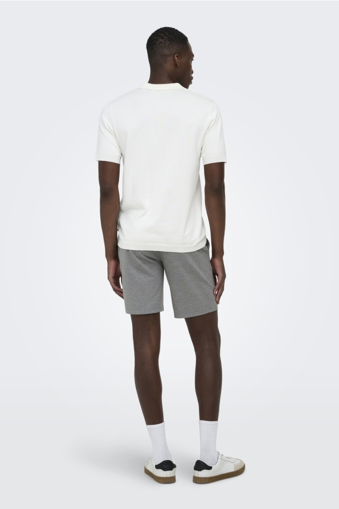 Only & Sons grijze heren korte broek | Model