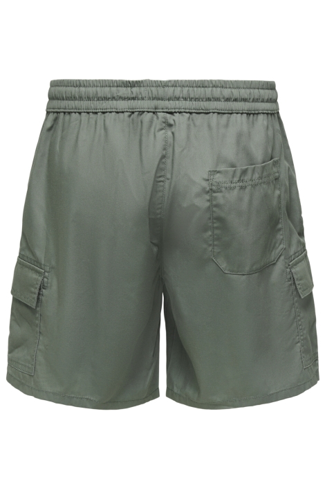 Only & Sons groene heren korte broek | Achteraanzicht