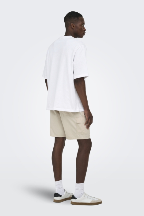 Only & Sons beige heren korte broek | Model
