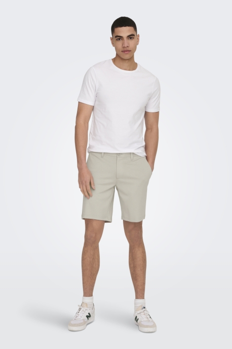 Only & Sons beige heren korte broek | Model