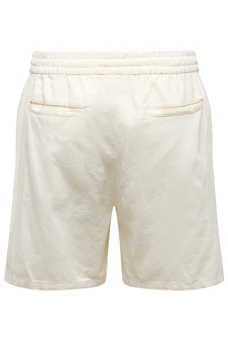 Only & Sons beige heren korte broek | Achteraanzicht