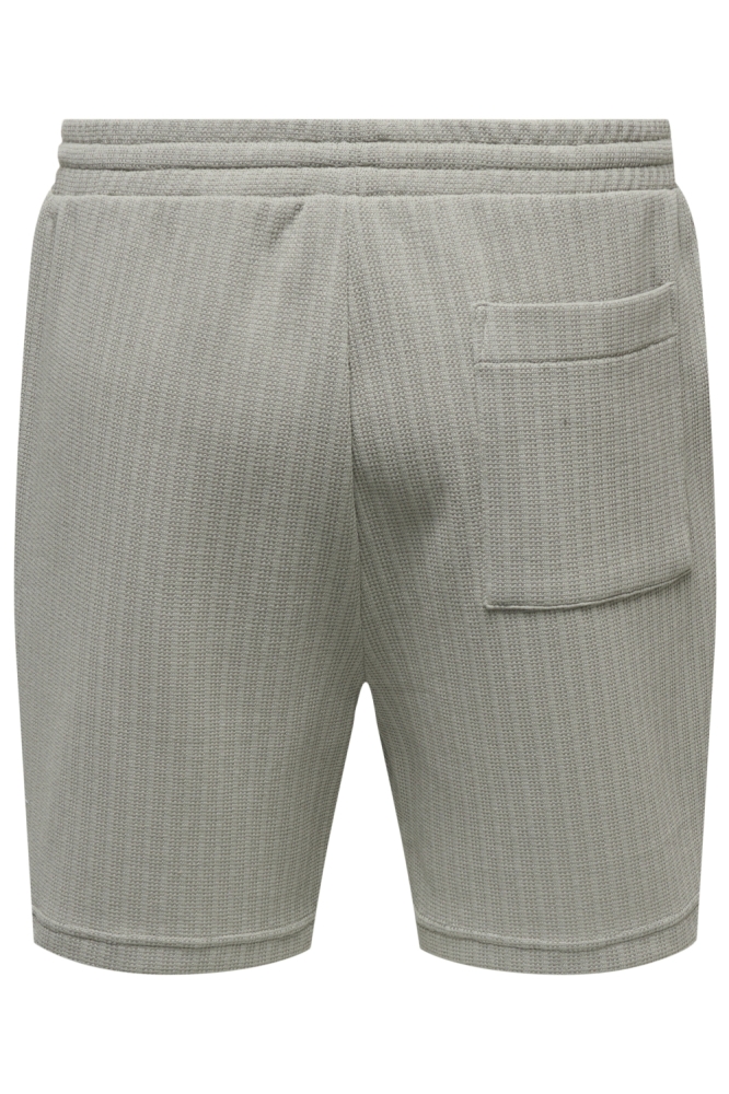 Only & Sons groene heren korte broek | Achteraanzicht