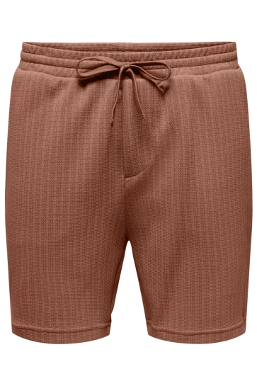 Only & Sons Korte broek ONSTREY LIFE REG FRML SHORTS 22038096 Rustic Brown