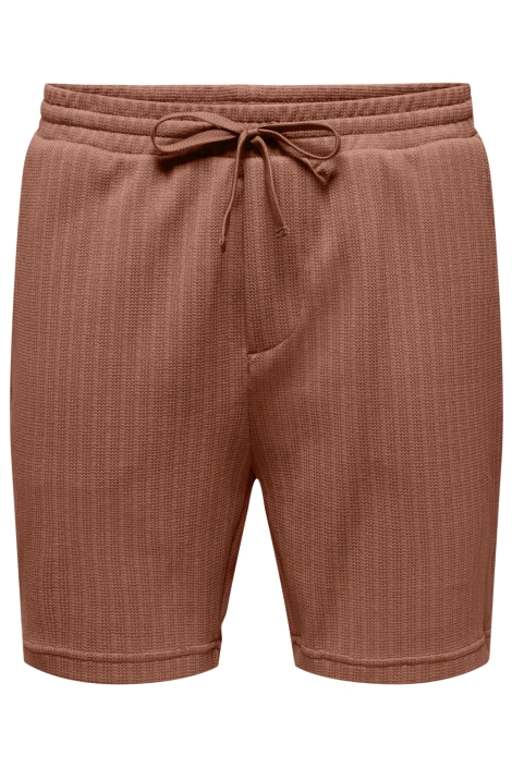 Only & Sons koperen heren korte broek | Vooraanzicht