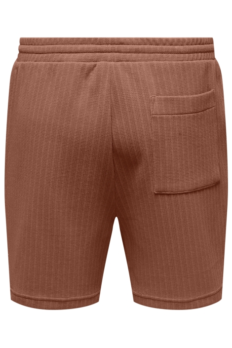 Only & Sons koperen heren korte broek | Achteraanzicht