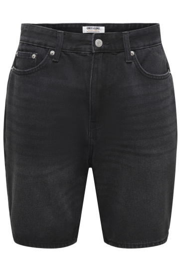 Only & Sons onsfade pim dnm shorts box Zwart