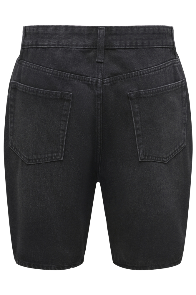Only & Sons zwarte heren korte broek | Achteraanzicht