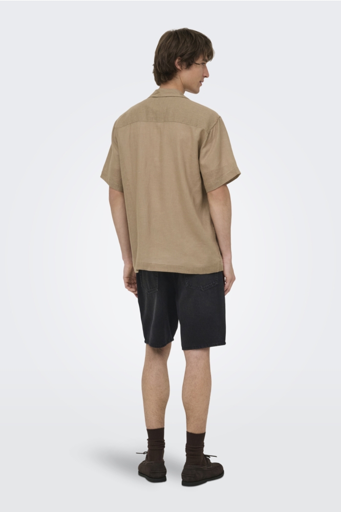 Only & Sons zwarte heren korte broek | Model