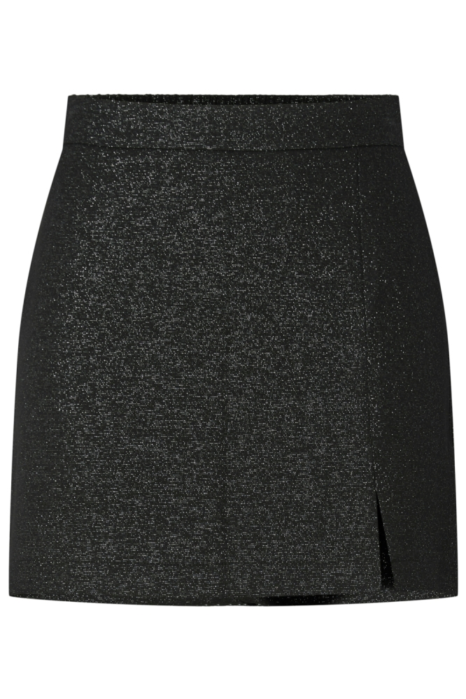 Pieces zwarte dames korte broek | Vooraanzicht