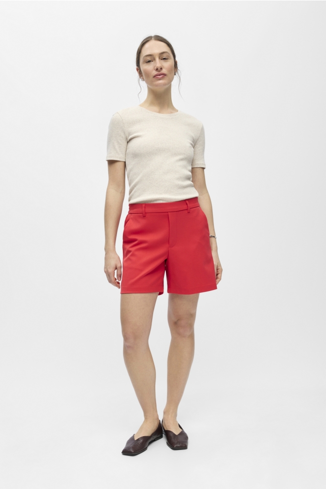 Object rode dames korte broek | Model