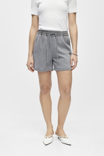 Object Korte broek OBJFRAME RE MW SHORTS NOOS 23046631 LIGHT GREY DENIM