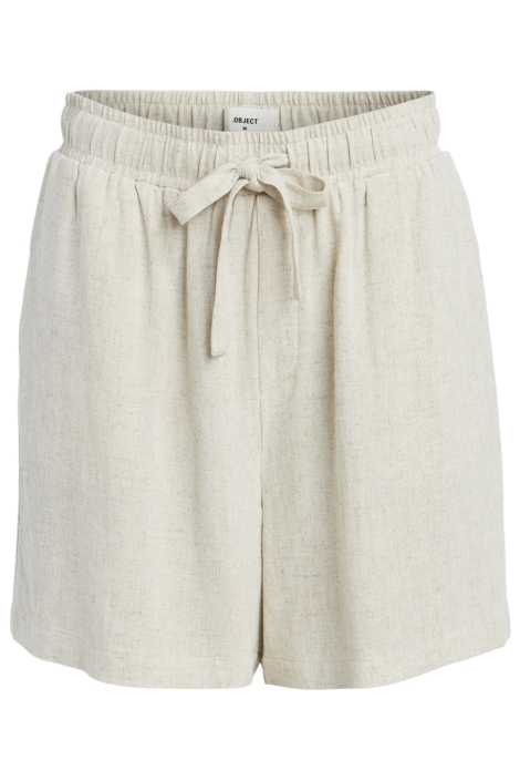 Object beige dames korte broek | Vooraanzicht