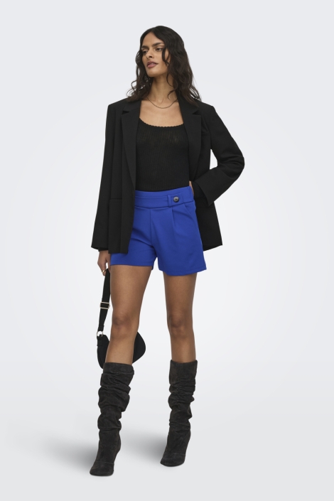 Jacqueline de Yong blauwe dames korte broek | Model